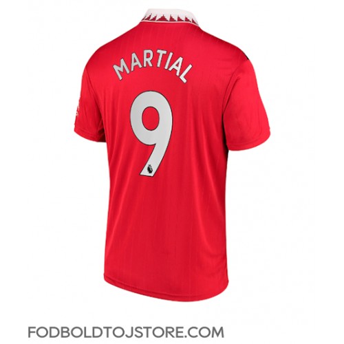 Manchester United Anthony Martial #9 Hjemmebanetrøje 2022-23 Kortærmet